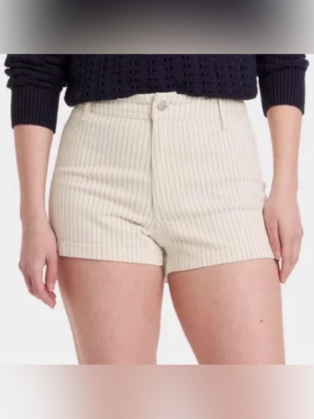 S42 NWT‎ Universal Thread High Rise Denim Sailor Shorts - Size: 16
